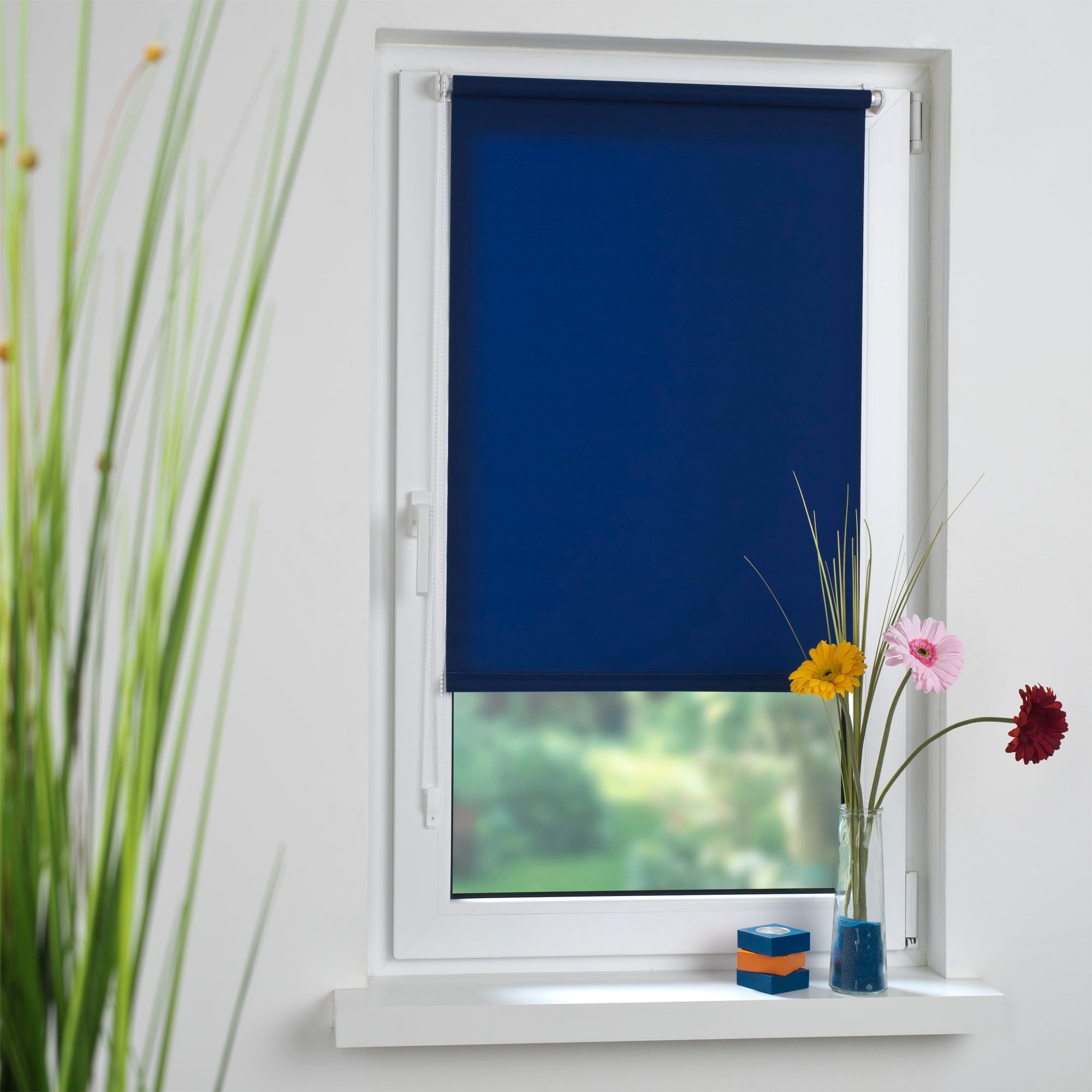 ourdeco® Klemmfix-Rollo | lichtdurchlässig | ohne Bohren | verschiedene Farben und Größen