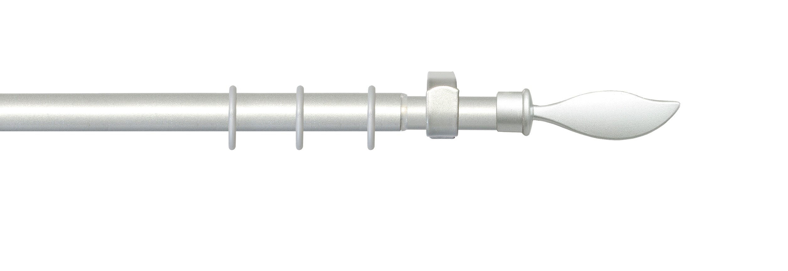 GARDINIA Gardinenstangen-Set ausziehbar 130 - 240 cm, Komplettstilgarnitur ø 16/13 mm inkl. Befestigungsmaterial, verschiedene Stile und Farben, Metall