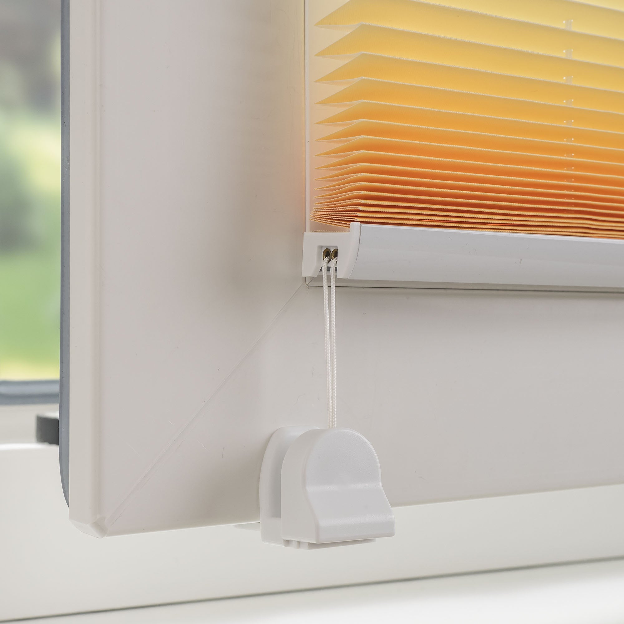 Gardinia Easyfix-Plissee Ombre Farbverlauf Grün oder Gelb, lichtdurchlässig, Klemmträgermontage, verschiedene Größen