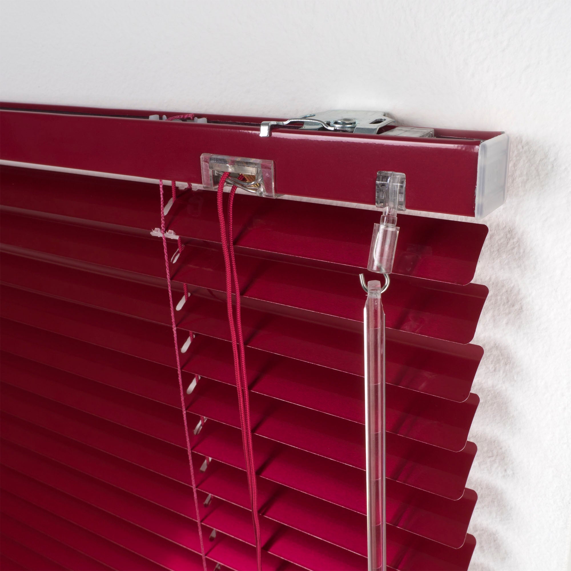 ourdeco® Aluminium-Jalousie, 160 cm Länge viele Farben und Breiten, Montage an Wand oder Decke