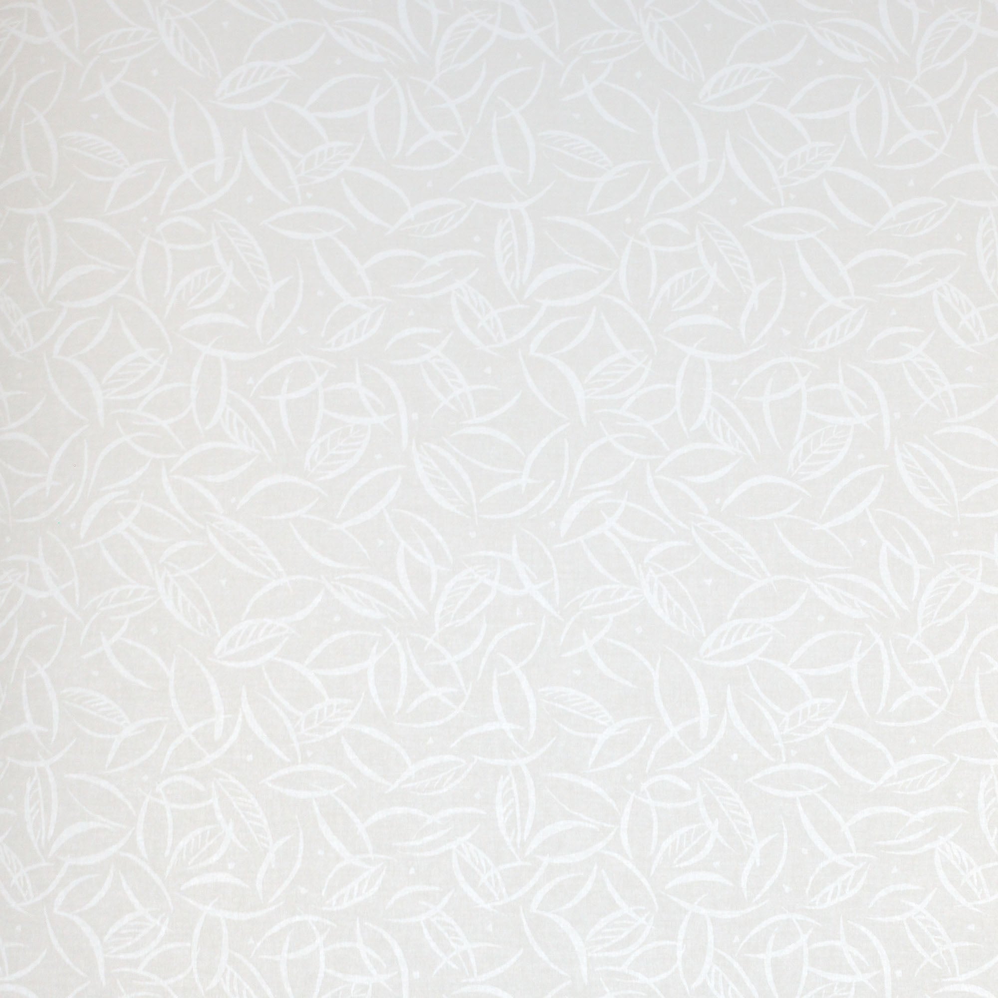 ourdeco® Seitenzugrollo Dekor | lichtdurchlässig | Druck Blätter , Ranke weiß/taupe, Ornament Ivory & Graphite