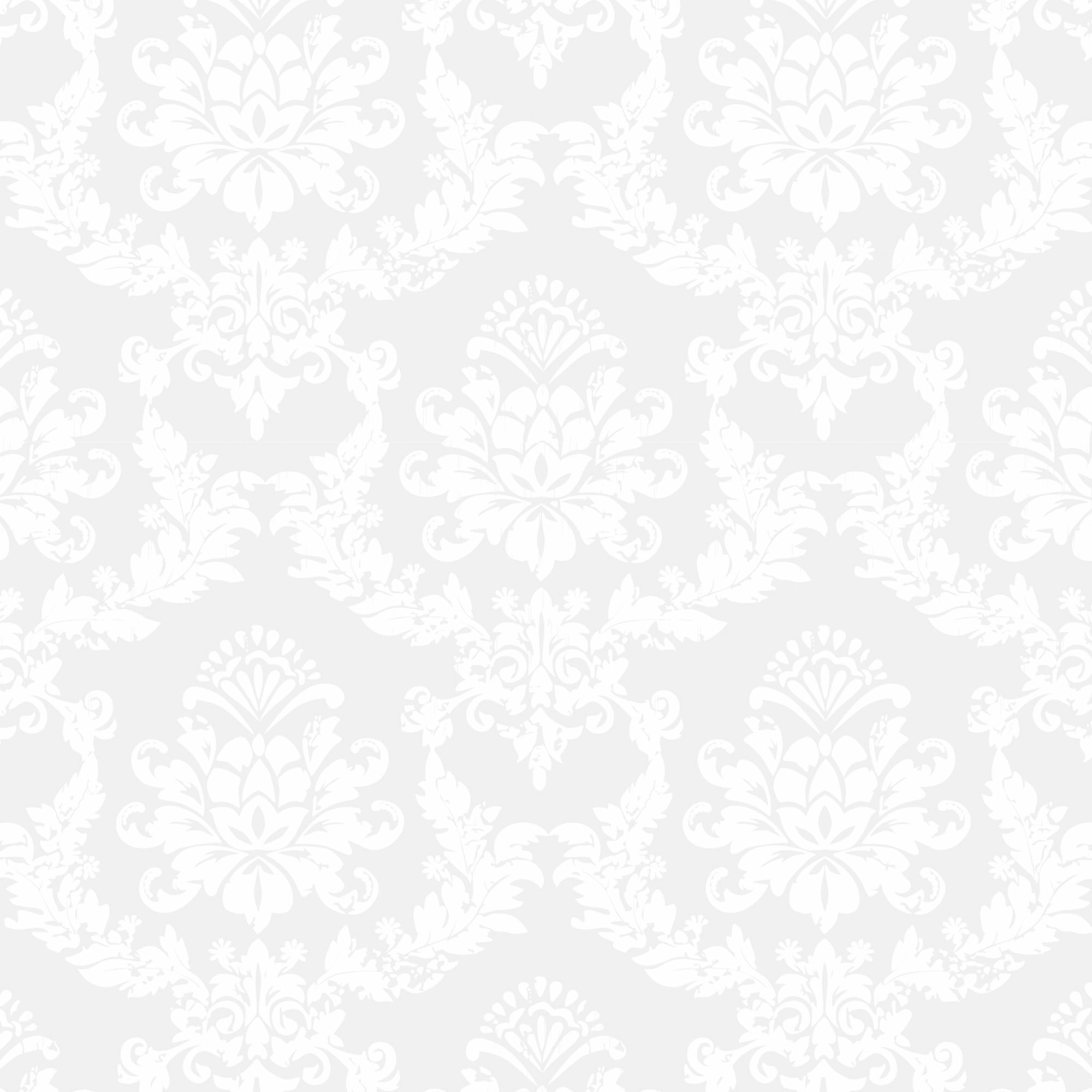 ourdeco® Seitenzugrollo Dekor | lichtdurchlässig | Druck Blätter , Ranke weiß/taupe, Ornament Ivory & Graphite