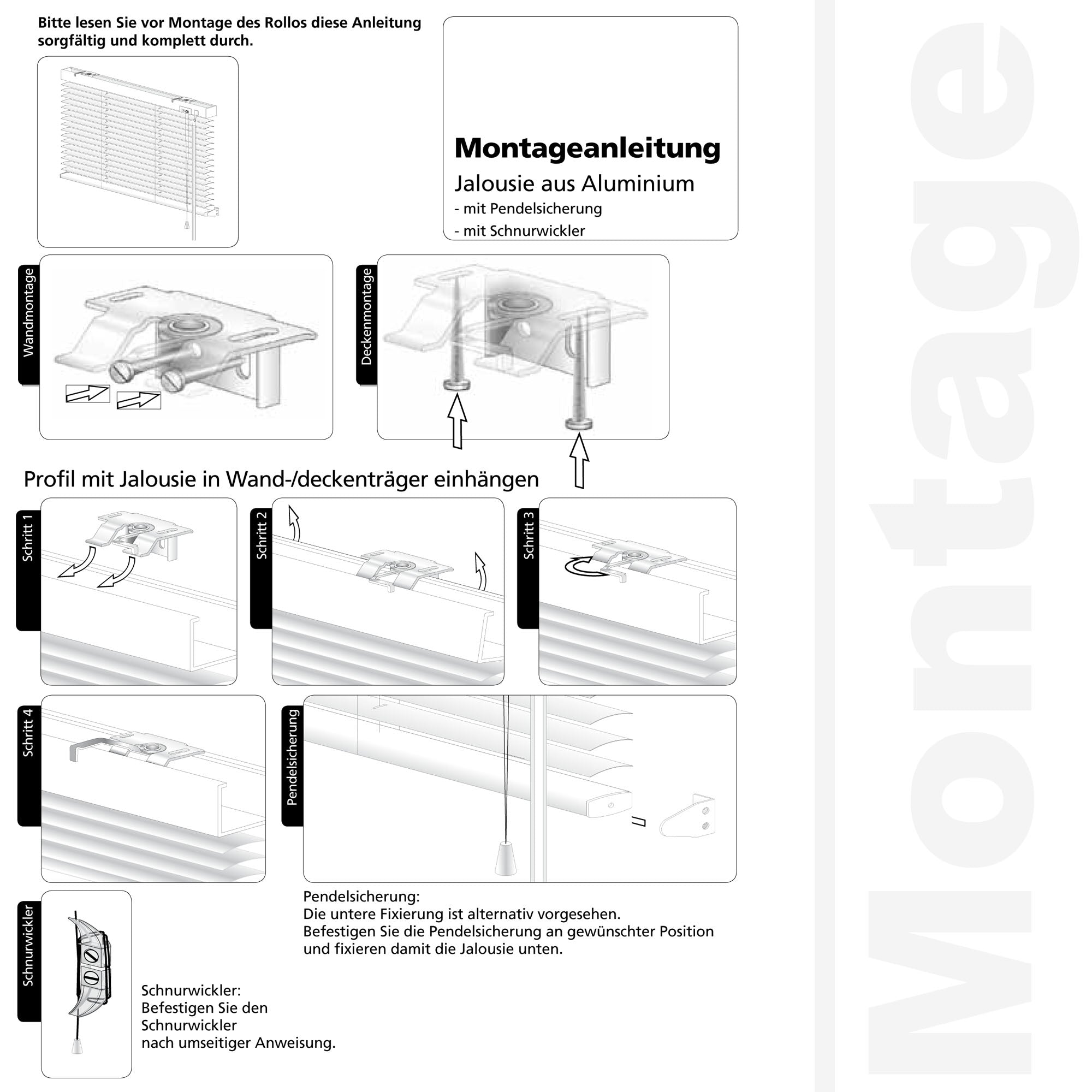 ourdeco® Aluminium-Jalousie | Lamelle 25 mm | verschiedene Größen | champagner, graphite