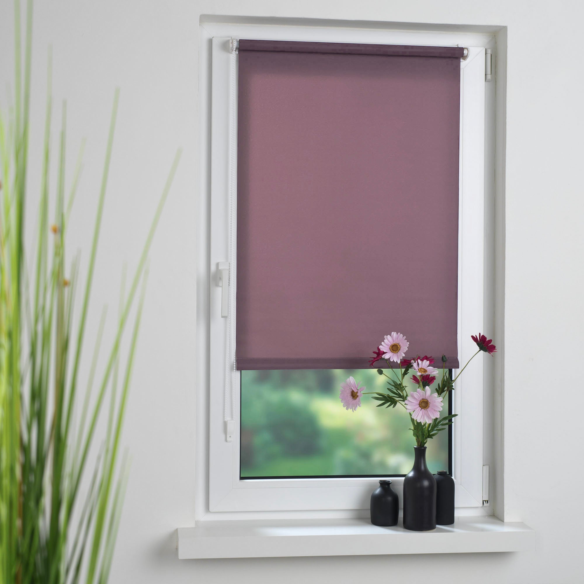 Gardinia Easyfix Seitenzug-Rollo Tageslicht - Klemmträgermontage ohne Bohren, verschiedene Farben