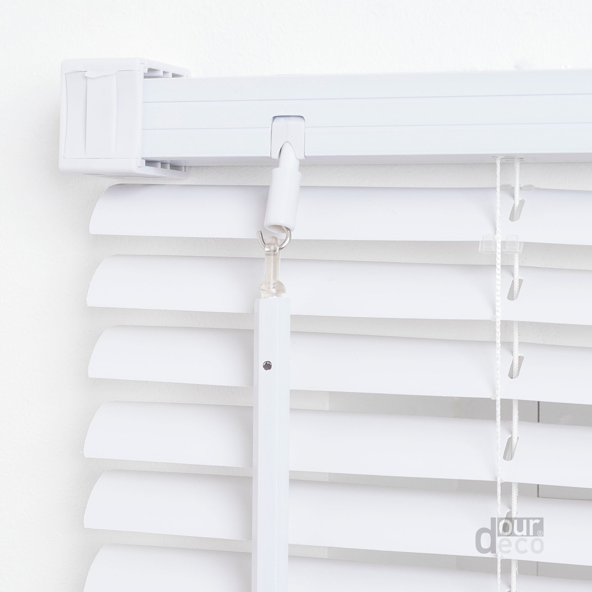 ourdeco® Jalousie aus PVC für Fenster und Türen, verschiedene Farben und Größen, einfache Montage an Wand oder Decke