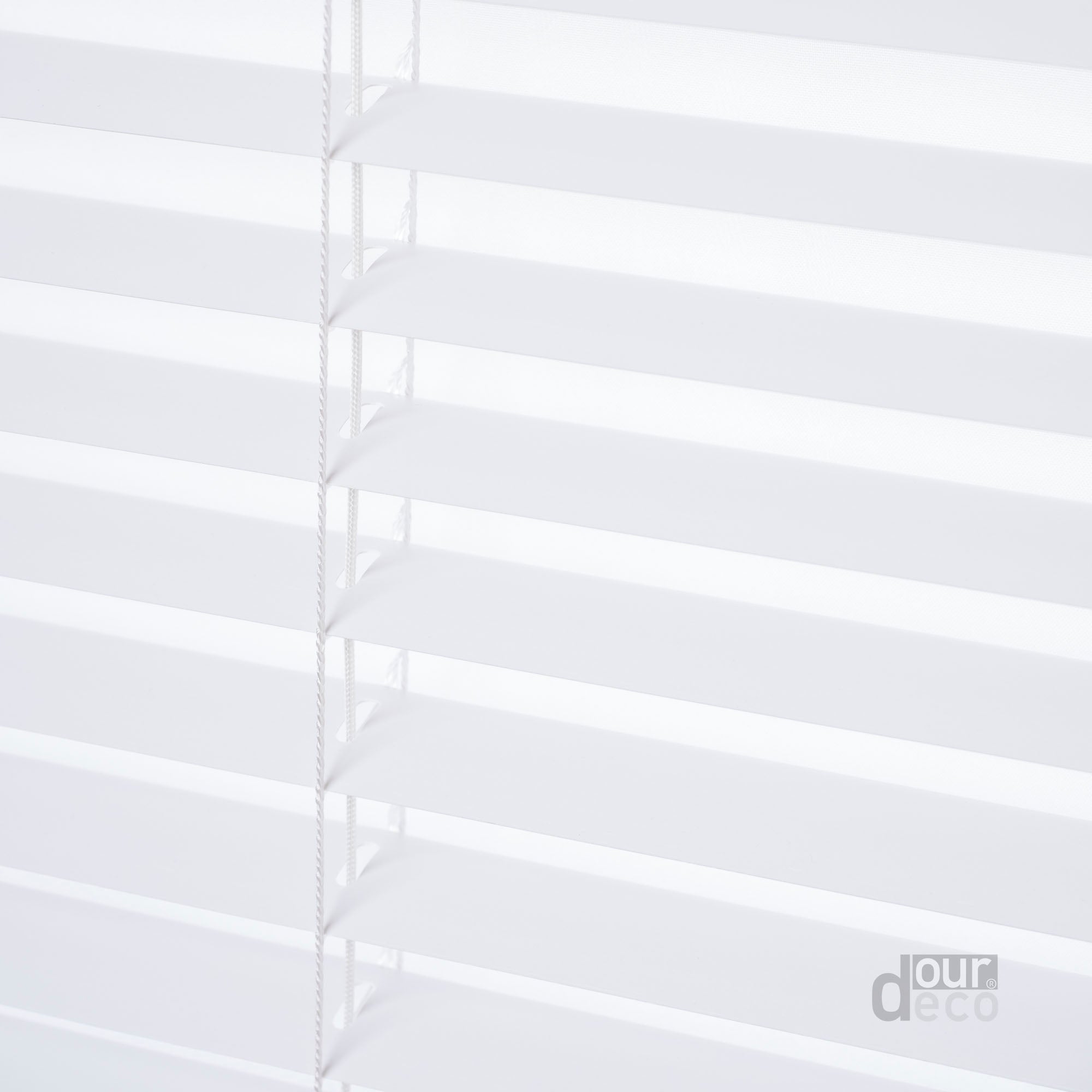 ourdeco® Jalousie aus PVC für Fenster und Türen, verschiedene Farben und Größen, einfache Montage an Wand oder Decke