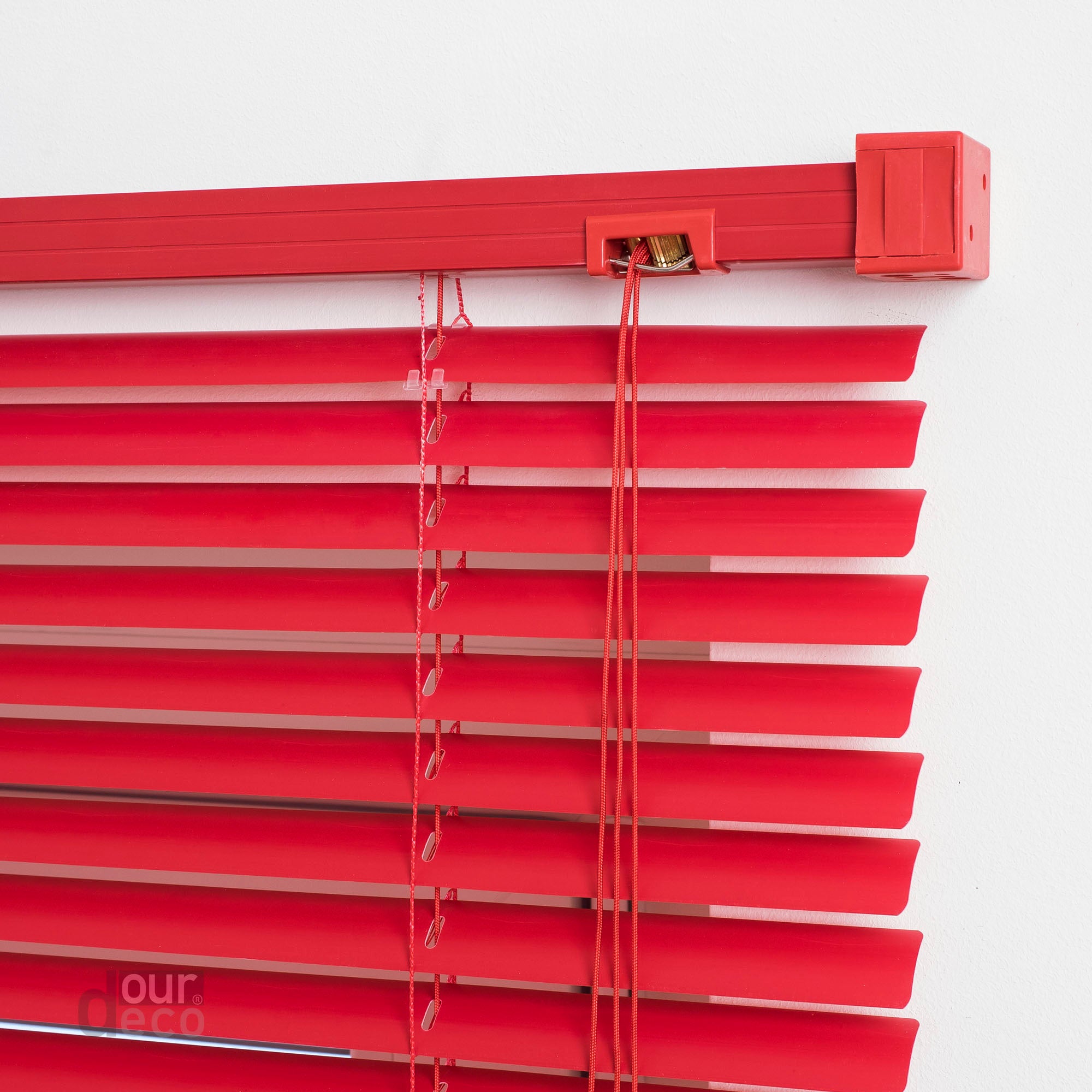ourdeco® Jalousie aus PVC für Fenster und Türen, verschiedene Farben und Größen, einfache Montage an Wand oder Decke