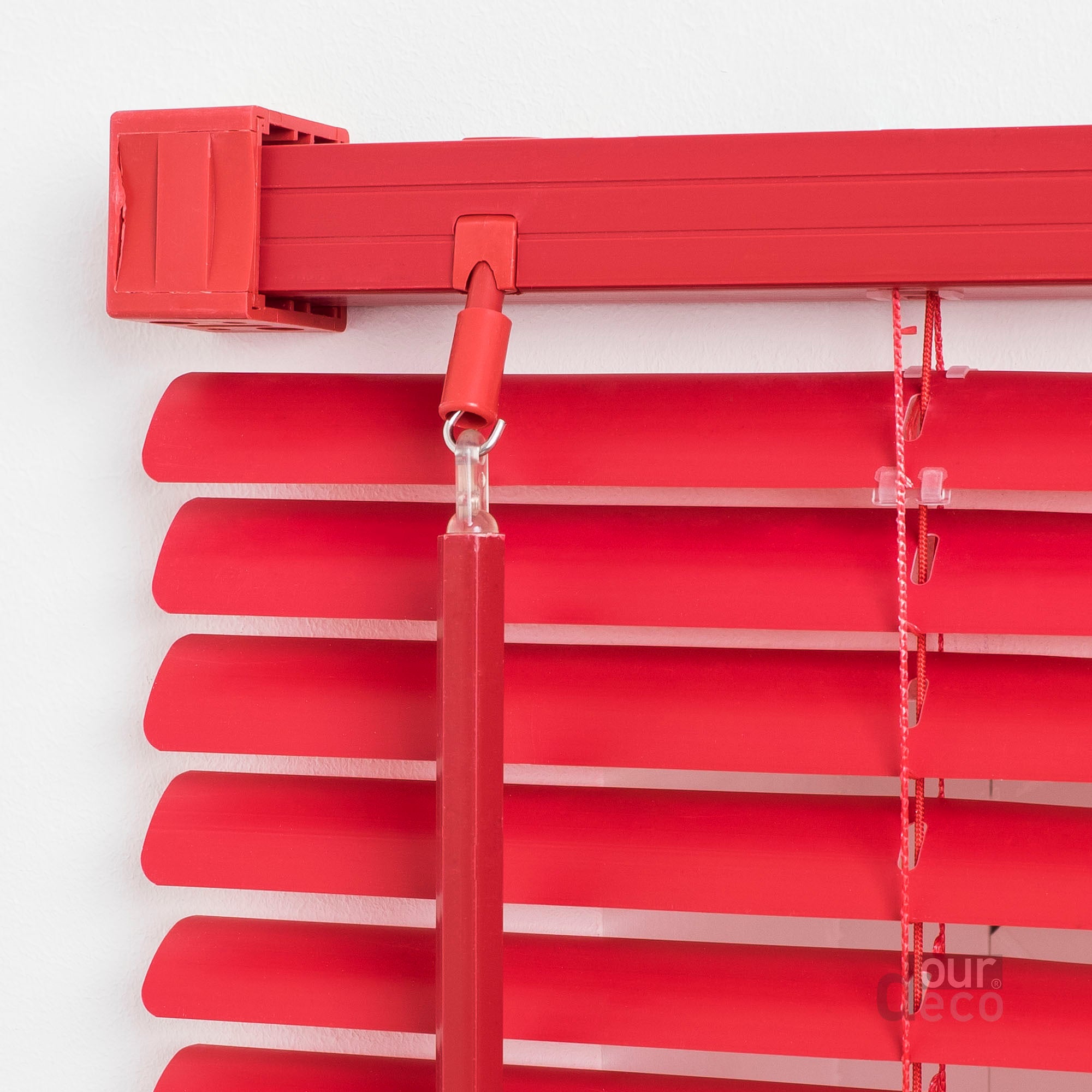 ourdeco® Jalousie aus PVC für Fenster und Türen, verschiedene Farben und Größen, einfache Montage an Wand oder Decke