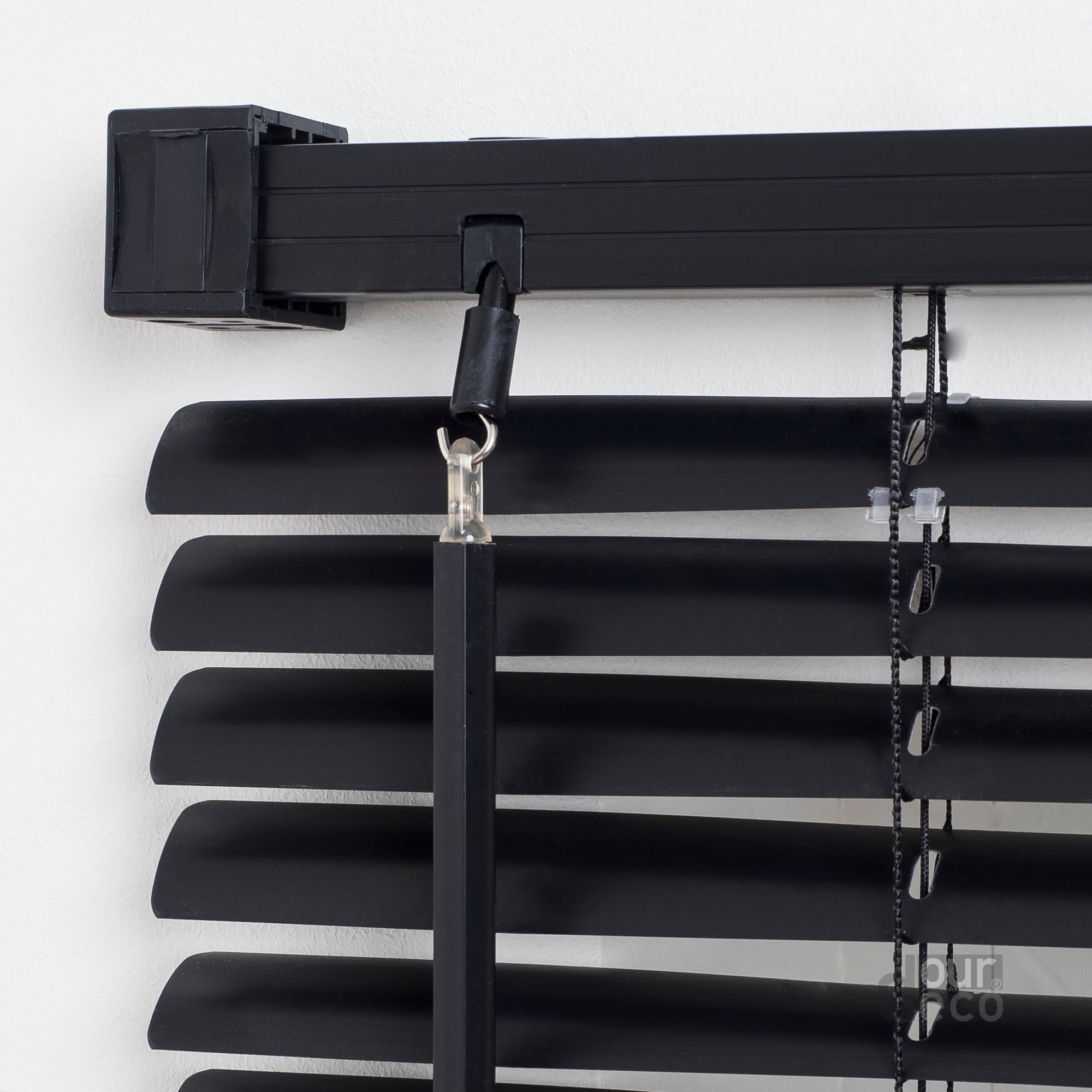 ourdeco® Jalousie aus PVC für Fenster und Türen, verschiedene Farben und Größen, einfache Montage an Wand oder Decke