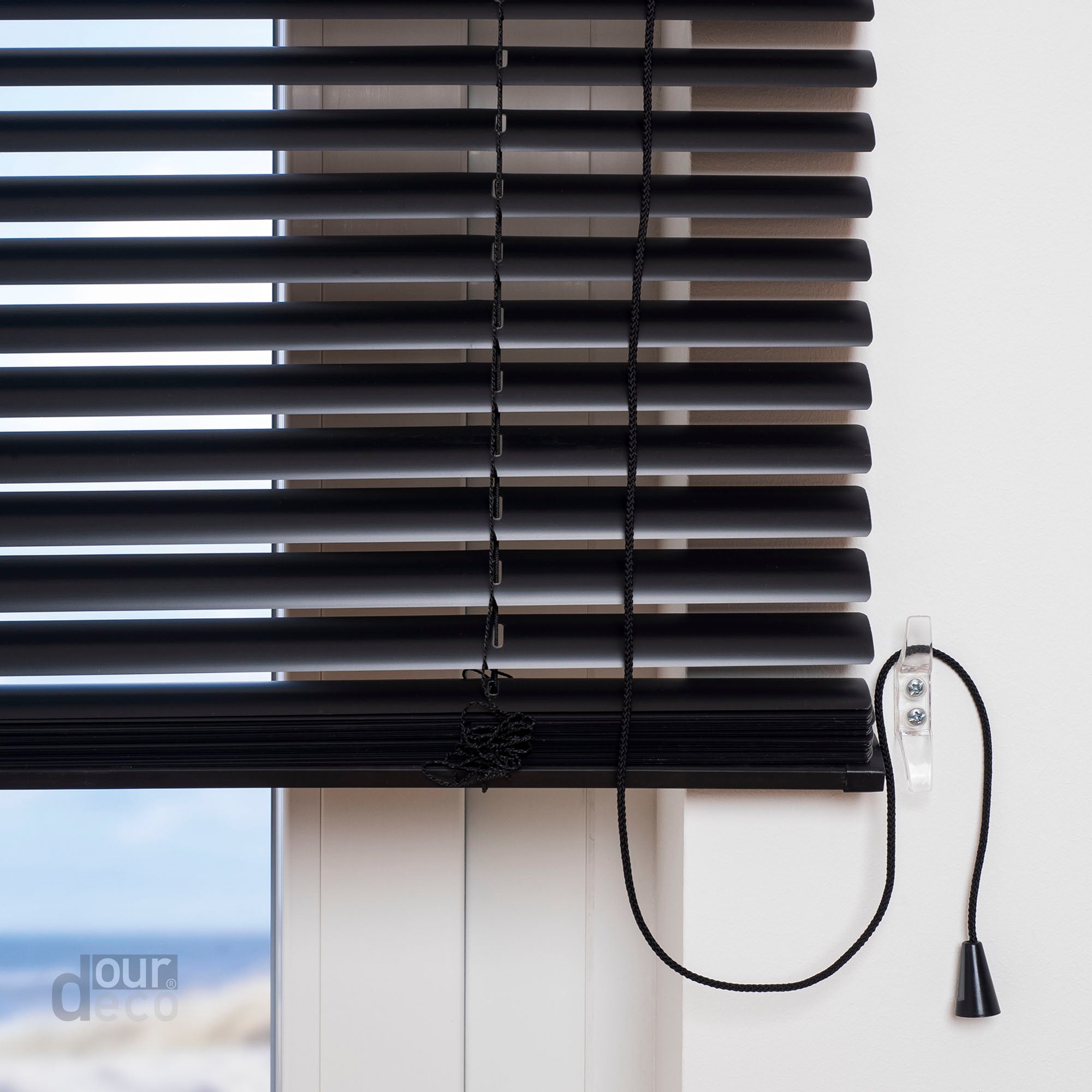 ourdeco® Jalousie aus PVC für Fenster und Türen, verschiedene Farben und Größen, einfache Montage an Wand oder Decke