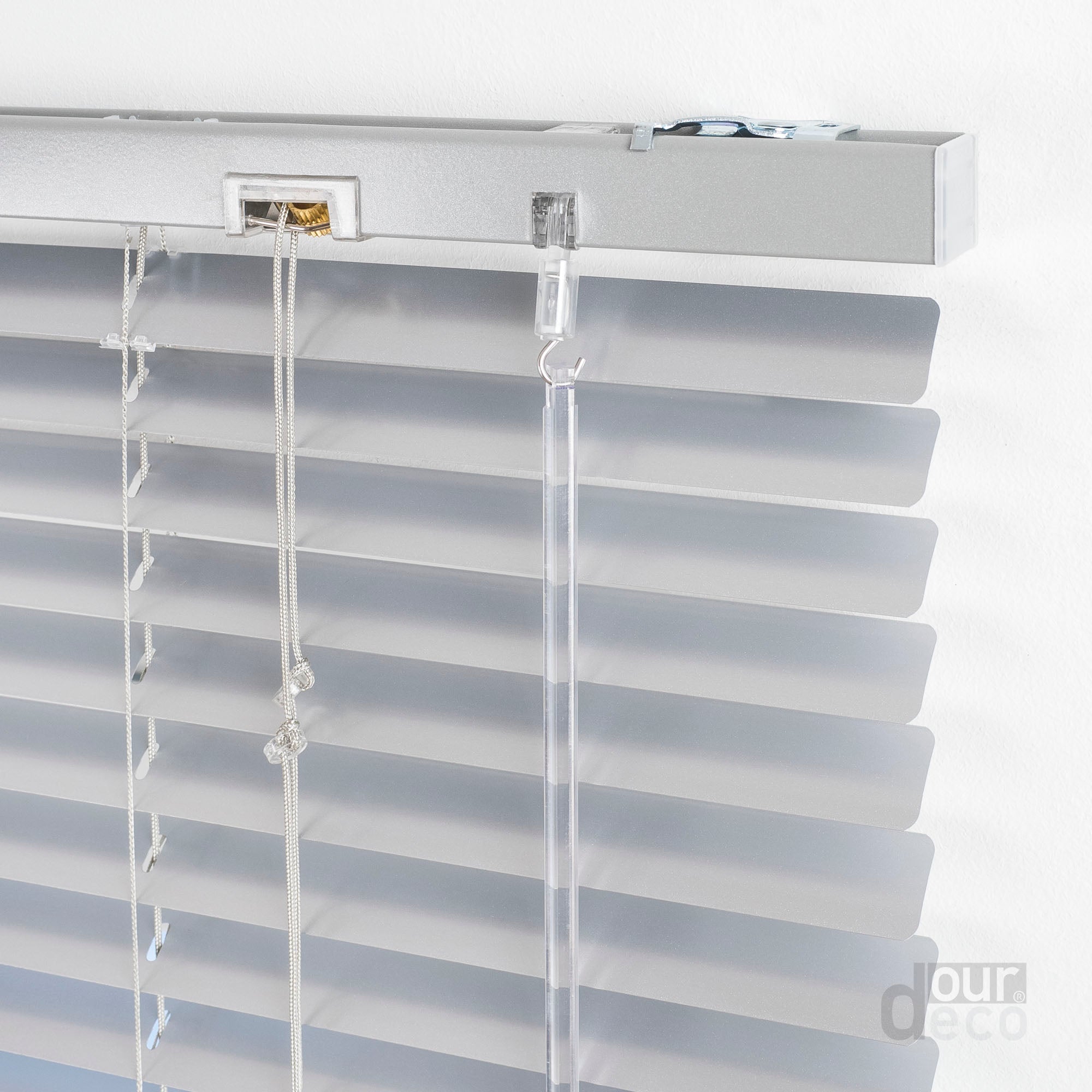 ourdeco® XXL-Breite Aluminium-Jalousie, Breite 200, 220 oder 240 cm, verschiedene Längen, viele Farben, Montage an Wand oder Decke