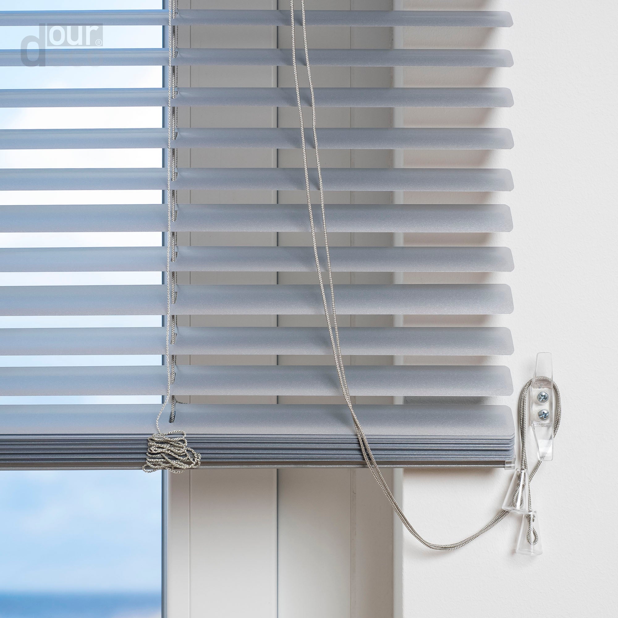 ourdeco® XXL-Breite Aluminium-Jalousie, Breite 200, 220 oder 240 cm, verschiedene Längen, viele Farben, Montage an Wand oder Decke