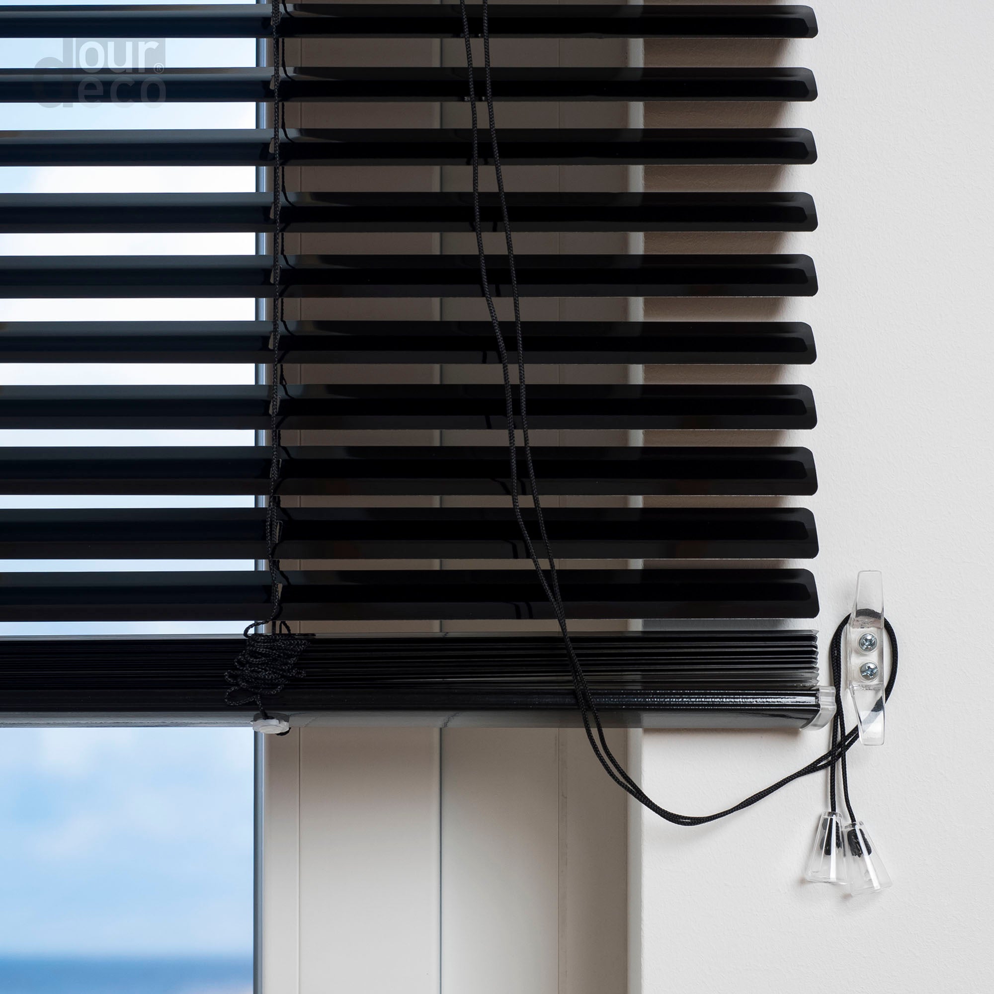ourdeco® XXL-Breite Aluminium-Jalousie, Breite 200, 220 oder 240 cm, verschiedene Längen, viele Farben, Montage an Wand oder Decke