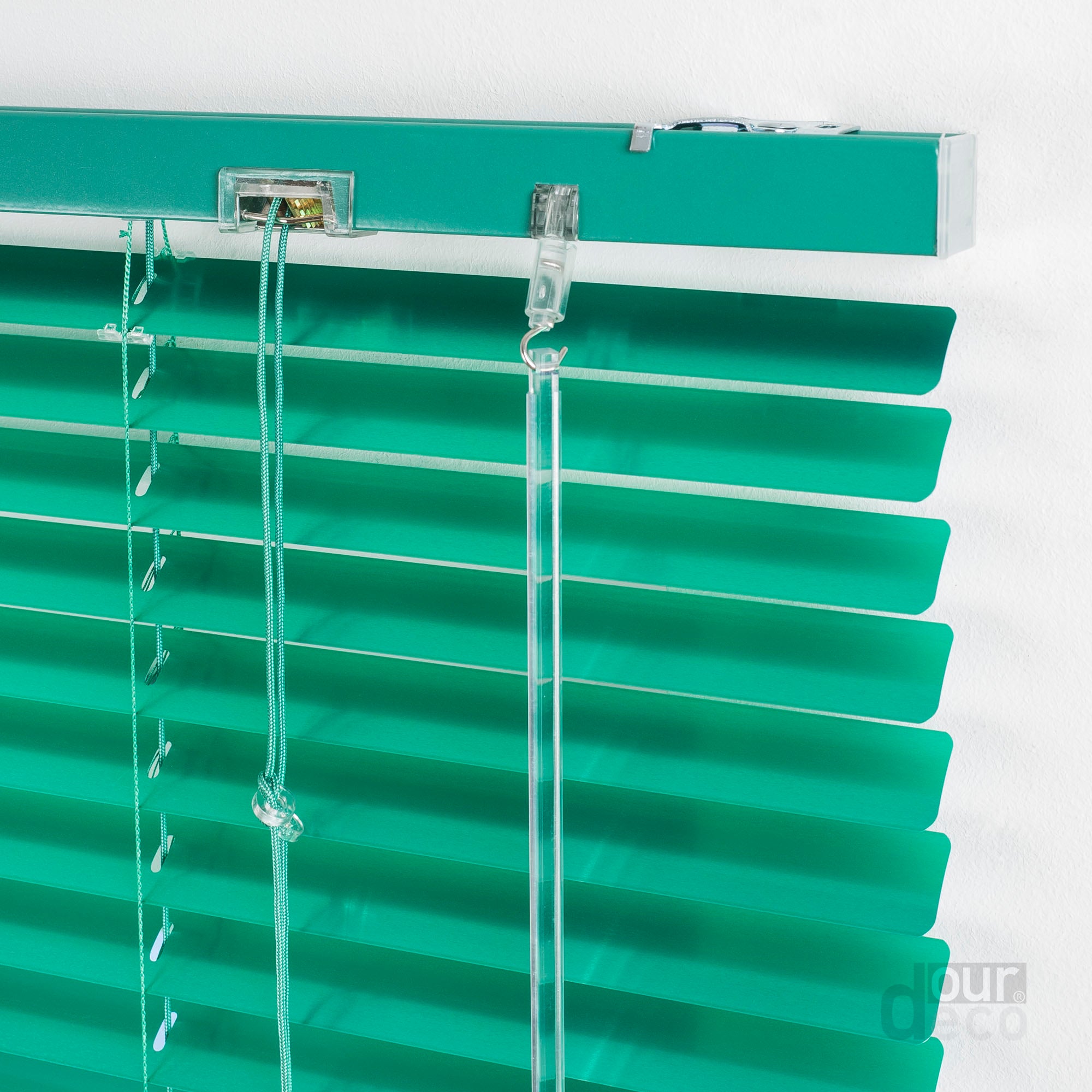 ourdeco® XXL-Breite Aluminium-Jalousie, Breite 200, 220 oder 240 cm, verschiedene Längen, viele Farben, Montage an Wand oder Decke