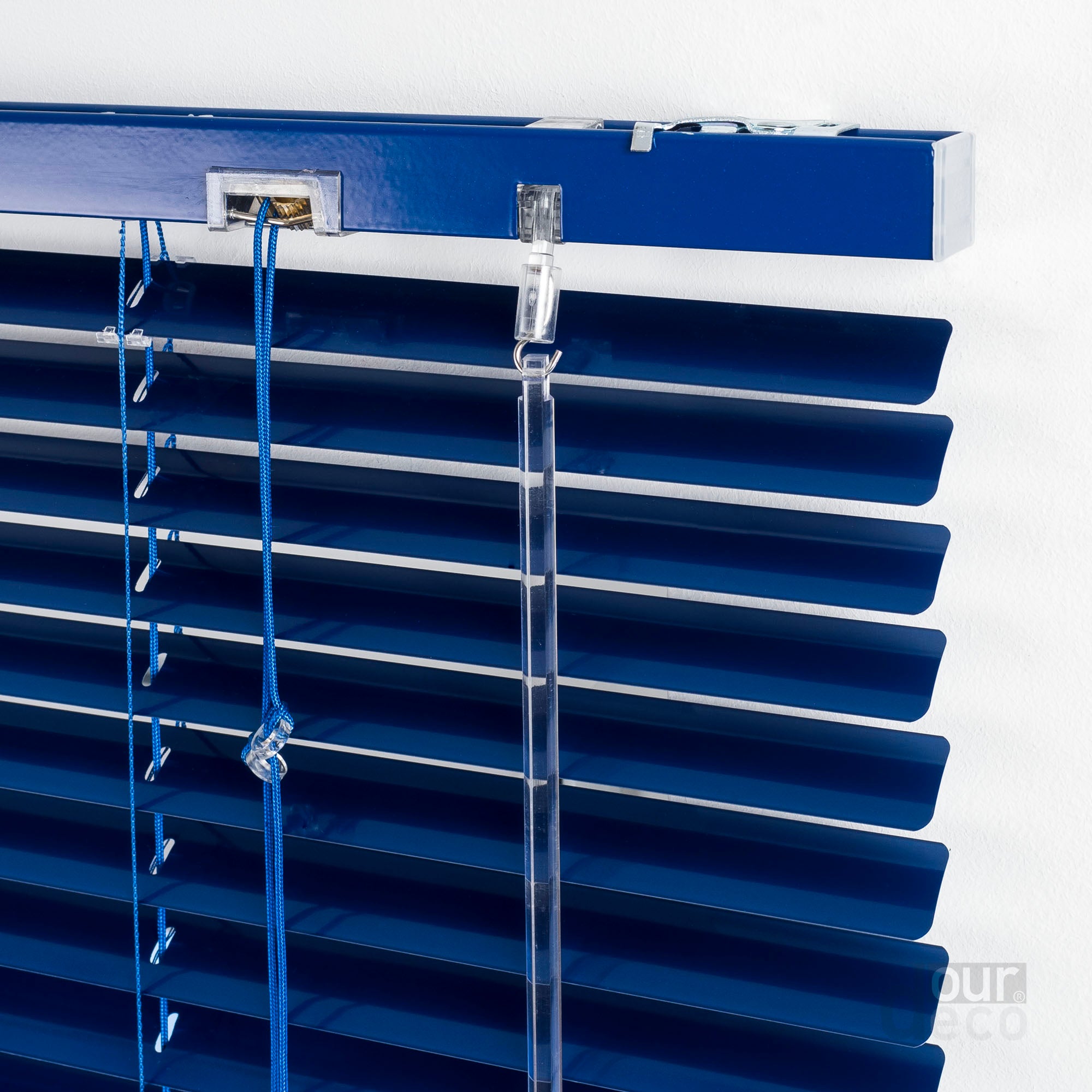 ourdeco® XXL-Breite Aluminium-Jalousie, Breite 200, 220 oder 240 cm, verschiedene Längen, viele Farben, Montage an Wand oder Decke