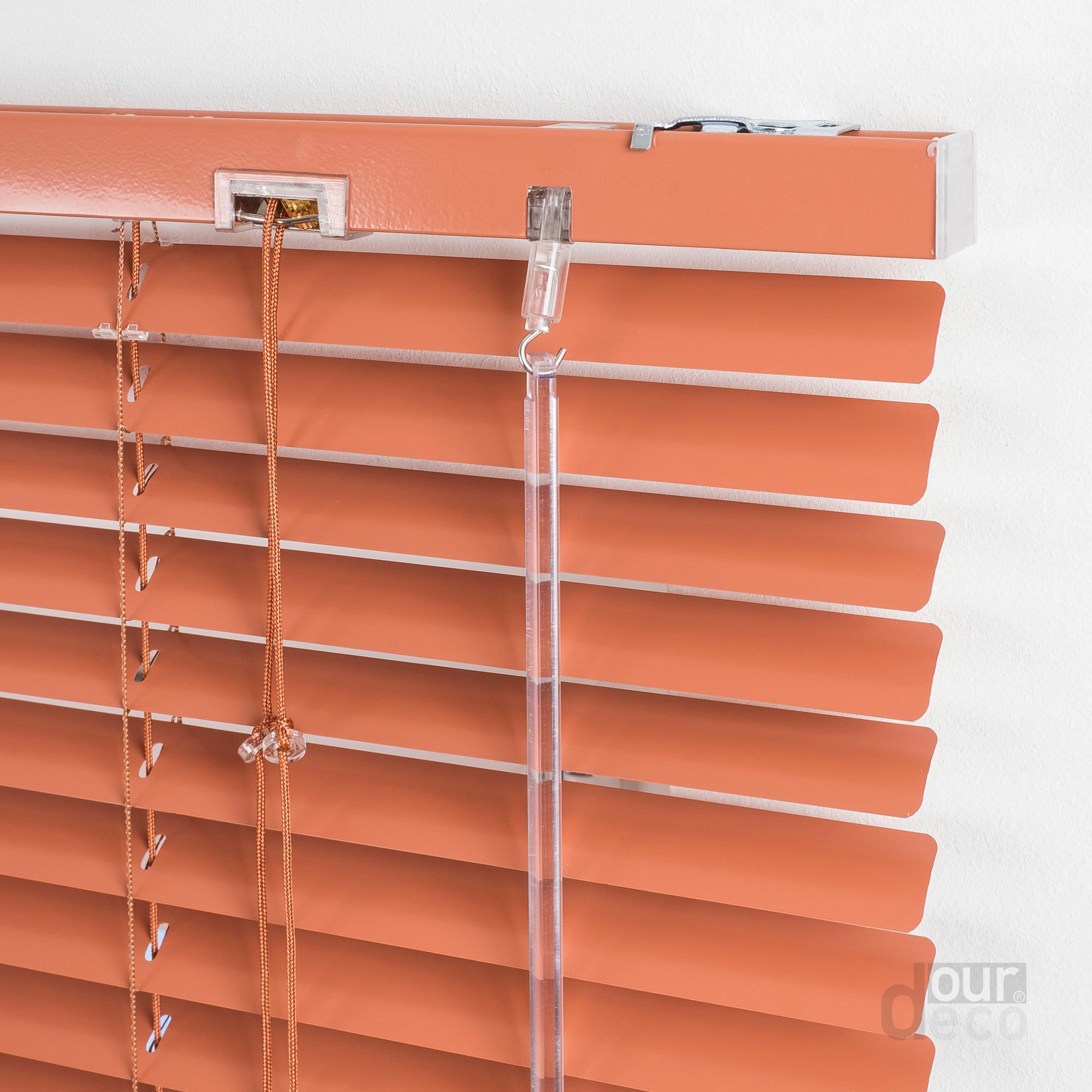 ourdeco® XXL-Breite Aluminium-Jalousie, Breite 200, 220 oder 240 cm, verschiedene Längen, viele Farben, Montage an Wand oder Decke