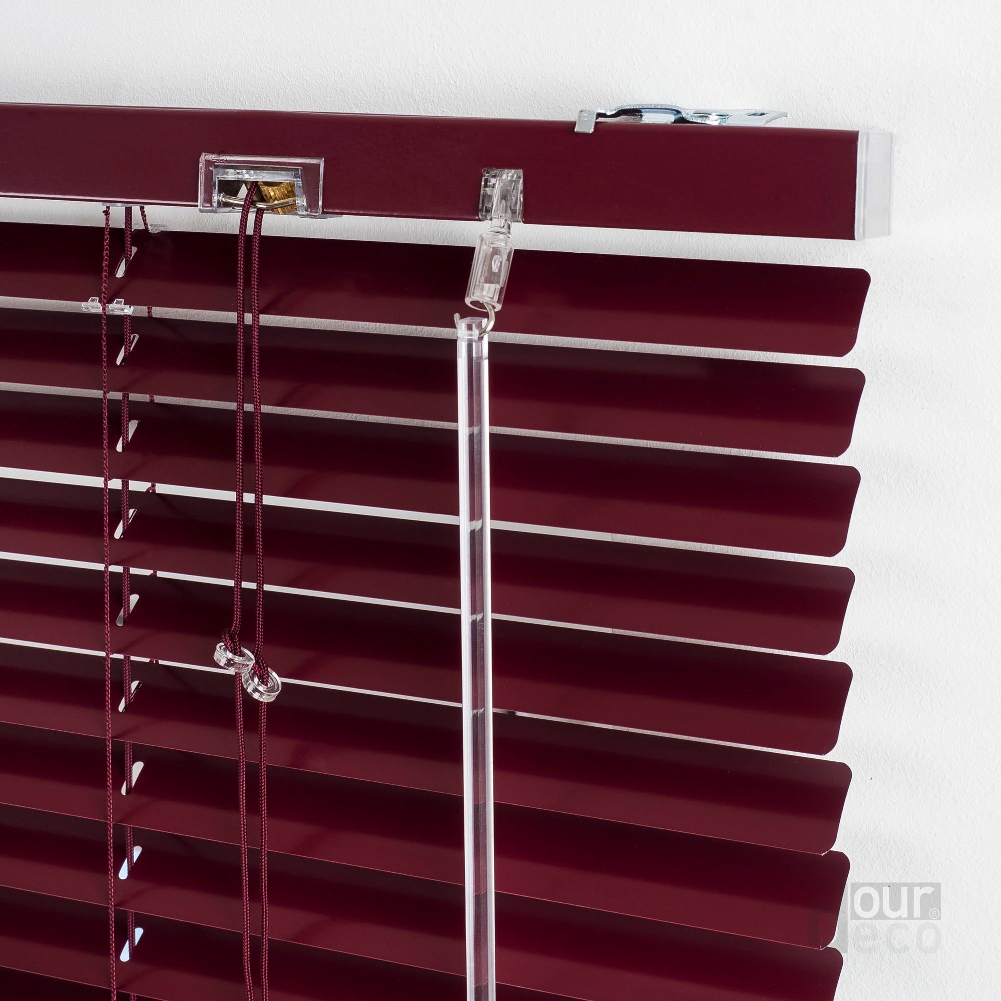 ourdeco® XXL-Breite Aluminium-Jalousie, Breite 200, 220 oder 240 cm, verschiedene Längen, viele Farben, Montage an Wand oder Decke