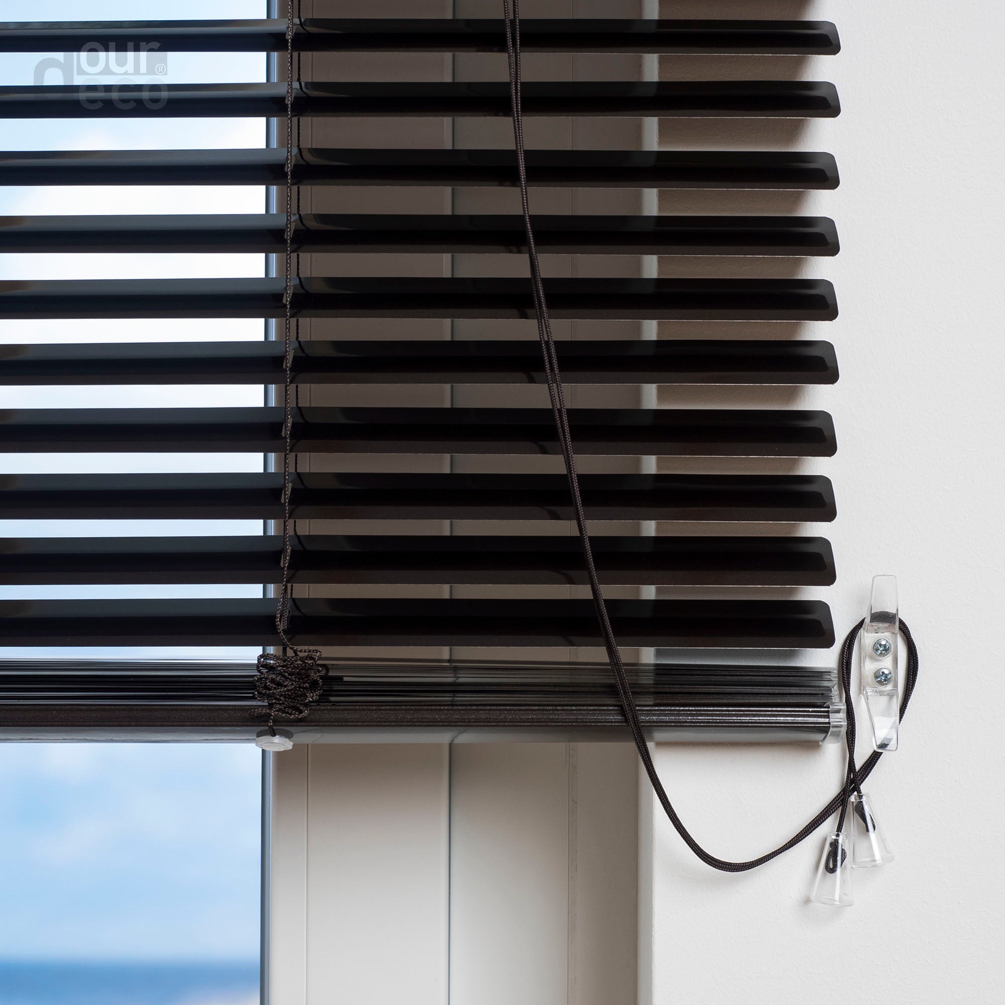 ourdeco® XXL-Breite Aluminium-Jalousie, Breite 200, 220 oder 240 cm, verschiedene Längen, viele Farben, Montage an Wand oder Decke