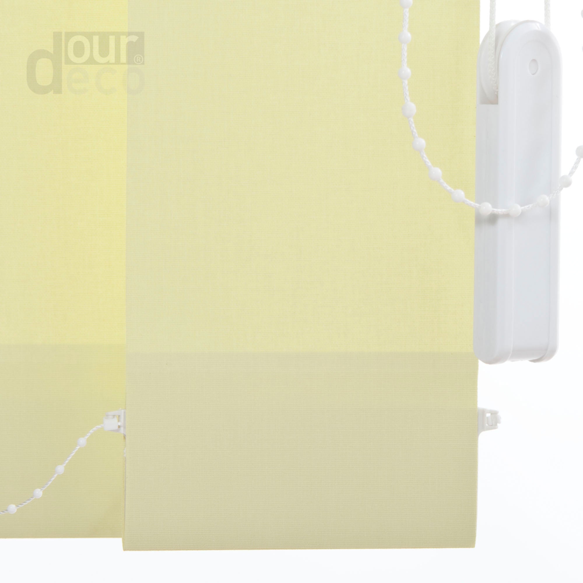 ourdeco® Komplett-Vertikalanlage, Lammellenbreite 127 mm, Länge 180 cm - kürzbar, viele Farben und Breiten