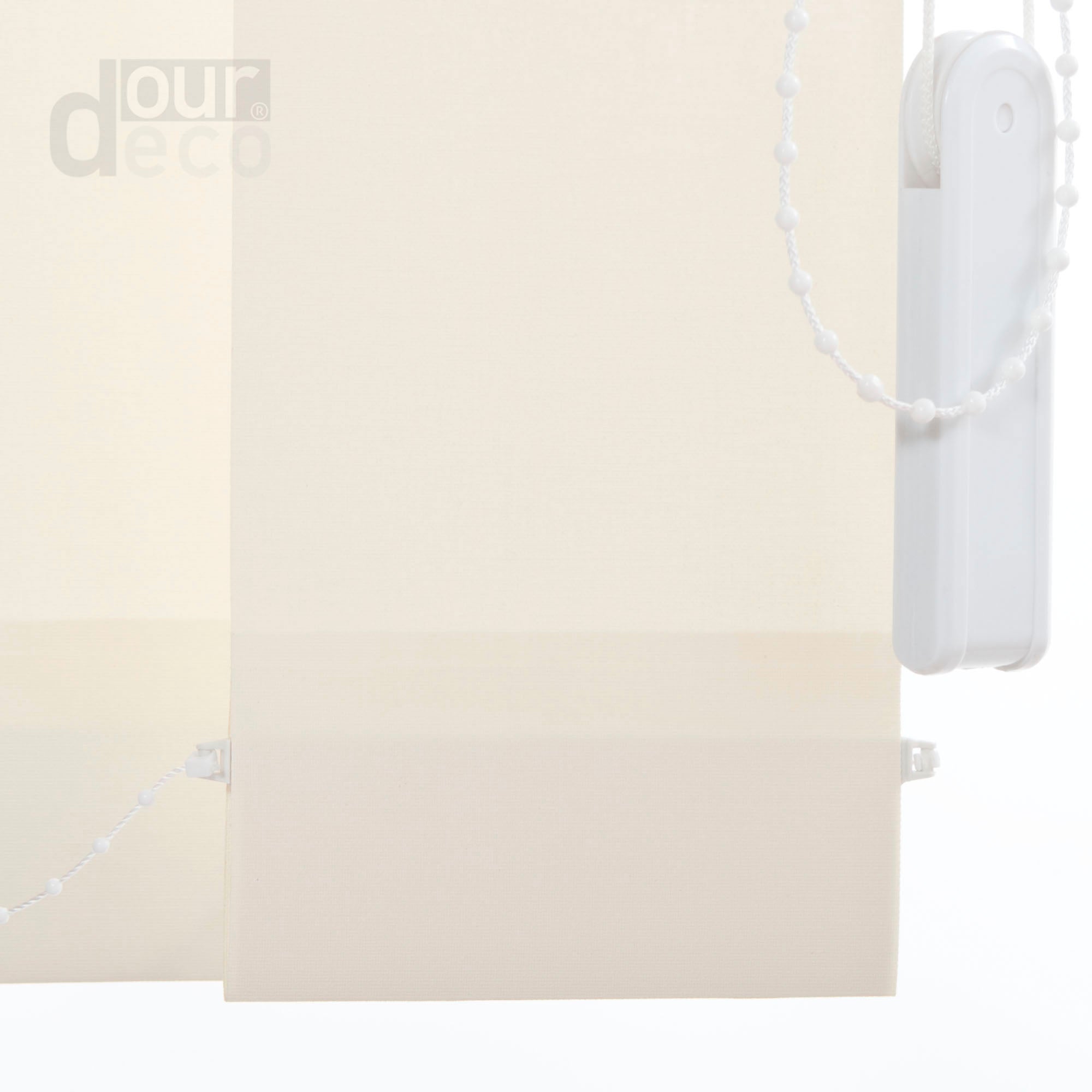 ourdeco® Komplett-Vertikalanlage, Lammellenbreite 127 mm, Länge 180 cm - kürzbar, viele Farben und Breiten