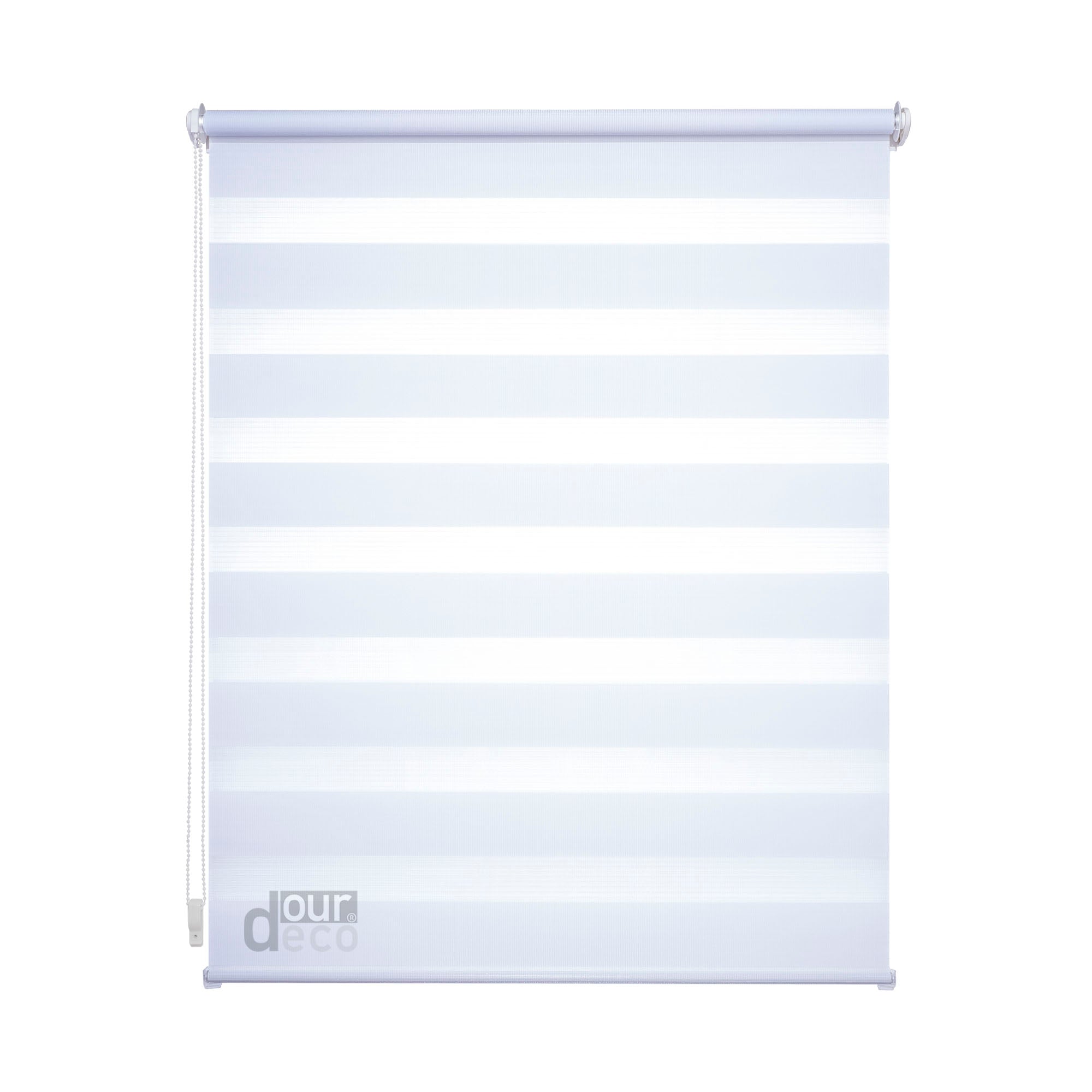 ourdeco® Doppel-Rollo Uni, Duo-Rollo, lichtdurchlässig, blickdicht, Montage ohne Bohren, viele Farben und Größen