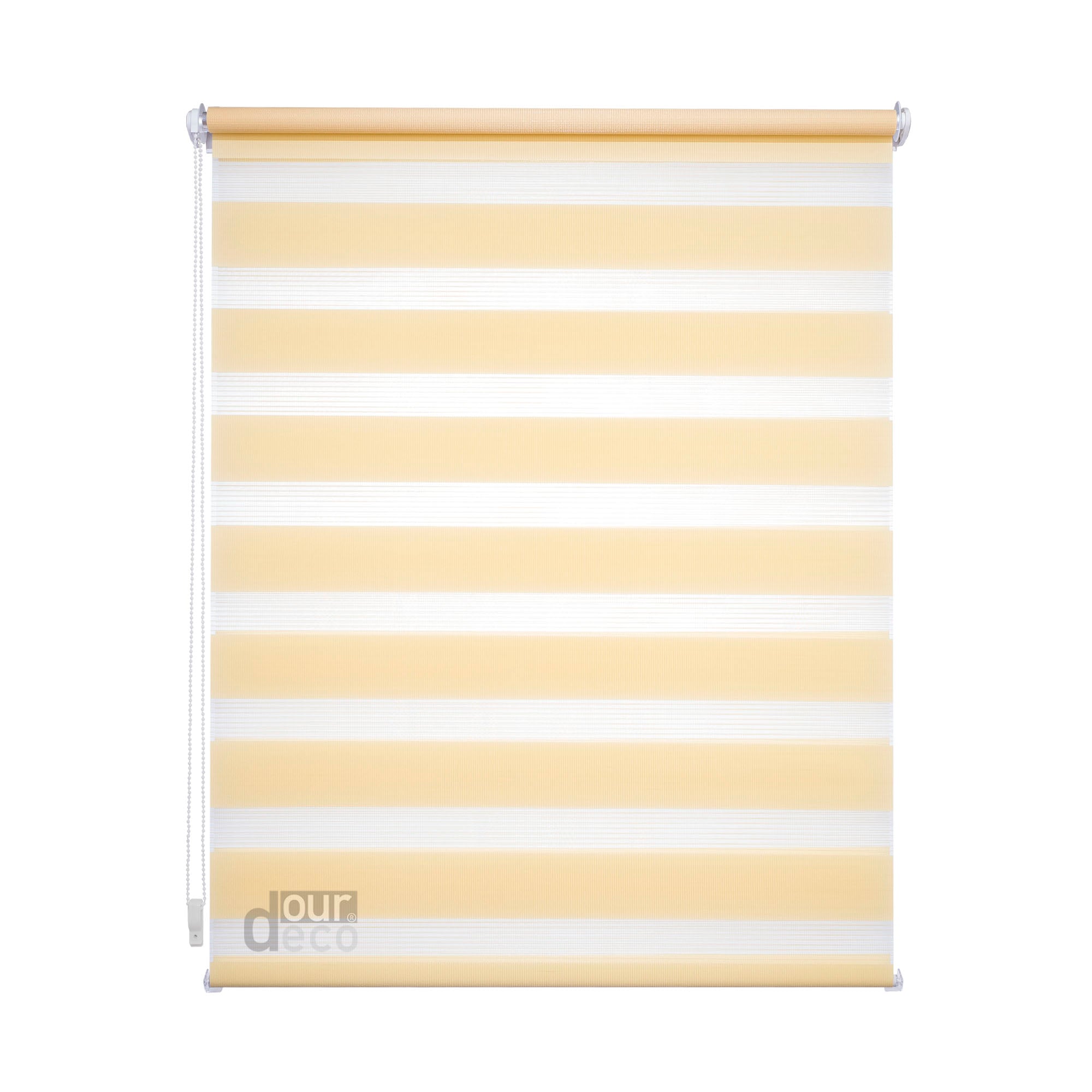 ourdeco® Doppel-Rollo Uni, Duo-Rollo, lichtdurchlässig, blickdicht, Montage ohne Bohren, viele Farben und Größen