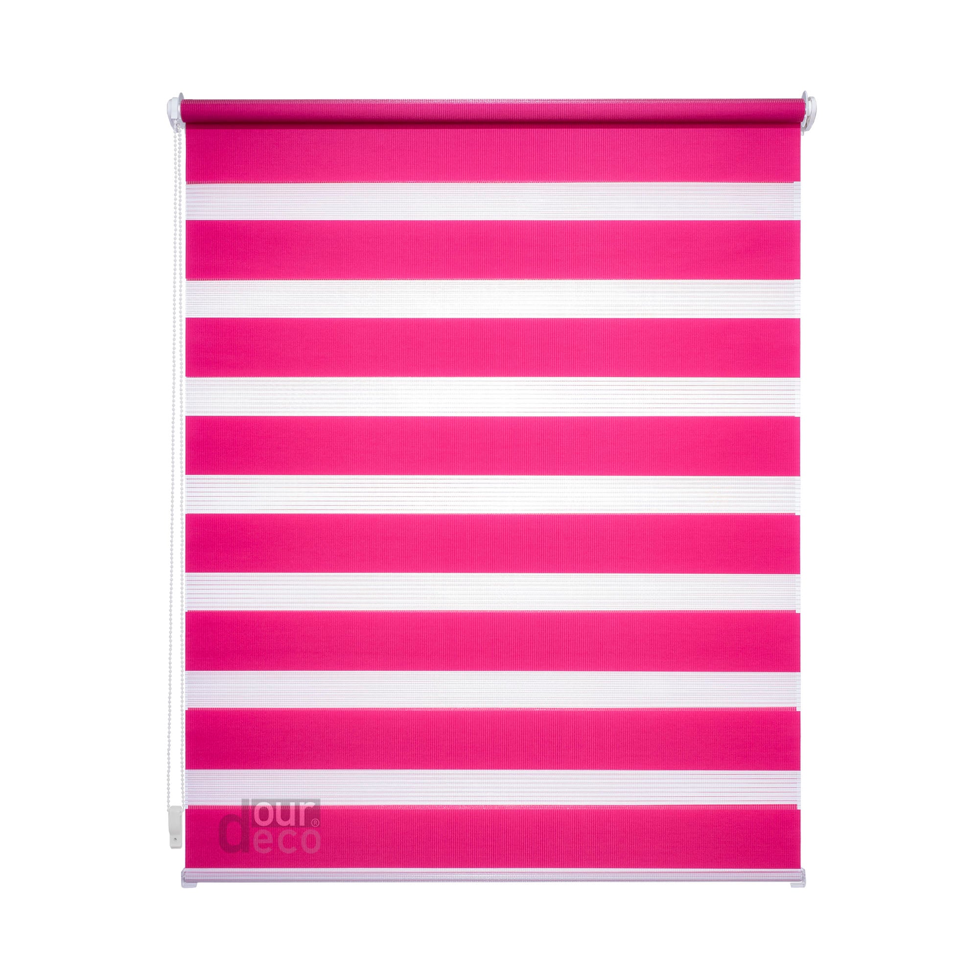 ourdeco® Doppel-Rollo Uni, Duo-Rollo, lichtdurchlässig, blickdicht, Montage ohne Bohren, viele Farben und Größen