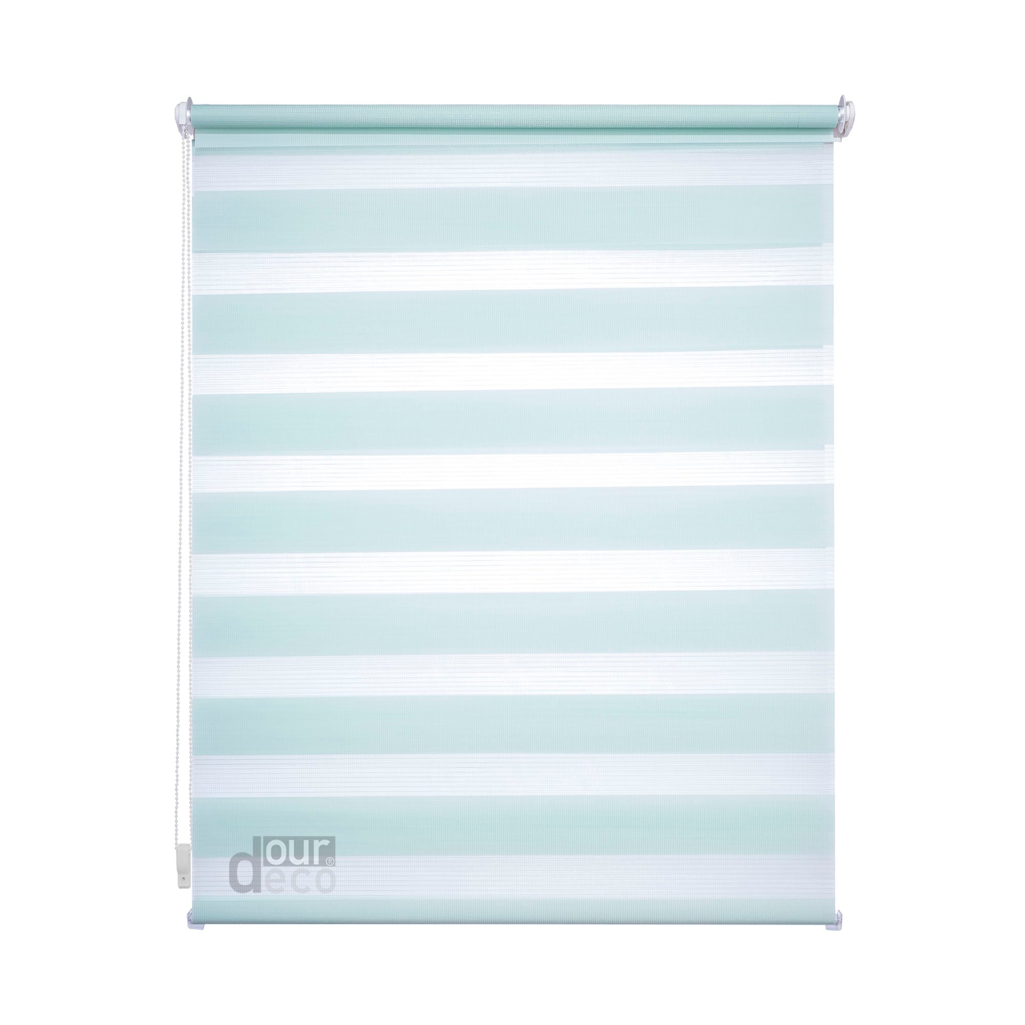 ourdeco® Doppel-Rollo Pastellfarben, Duo-Rollo, lichtdurchlässig, blickdicht, Montage ohne Bohren, verschiedene Farben und Größen
