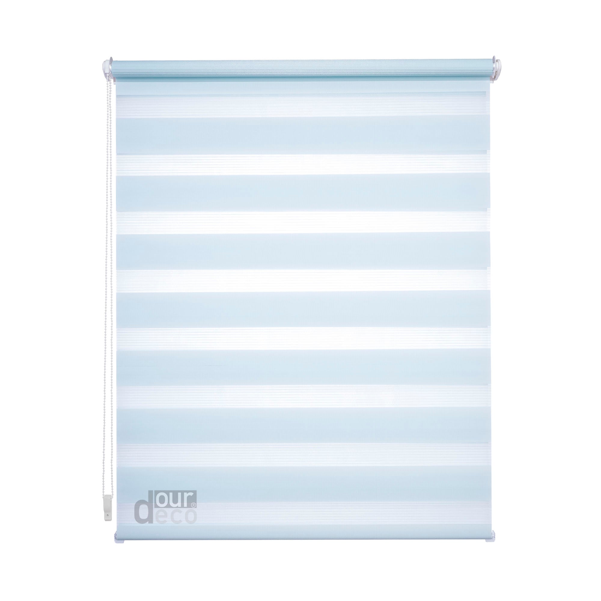 ourdeco® Doppel-Rollo Pastellfarben, Duo-Rollo, lichtdurchlässig, blickdicht, Montage ohne Bohren, verschiedene Farben und Größen