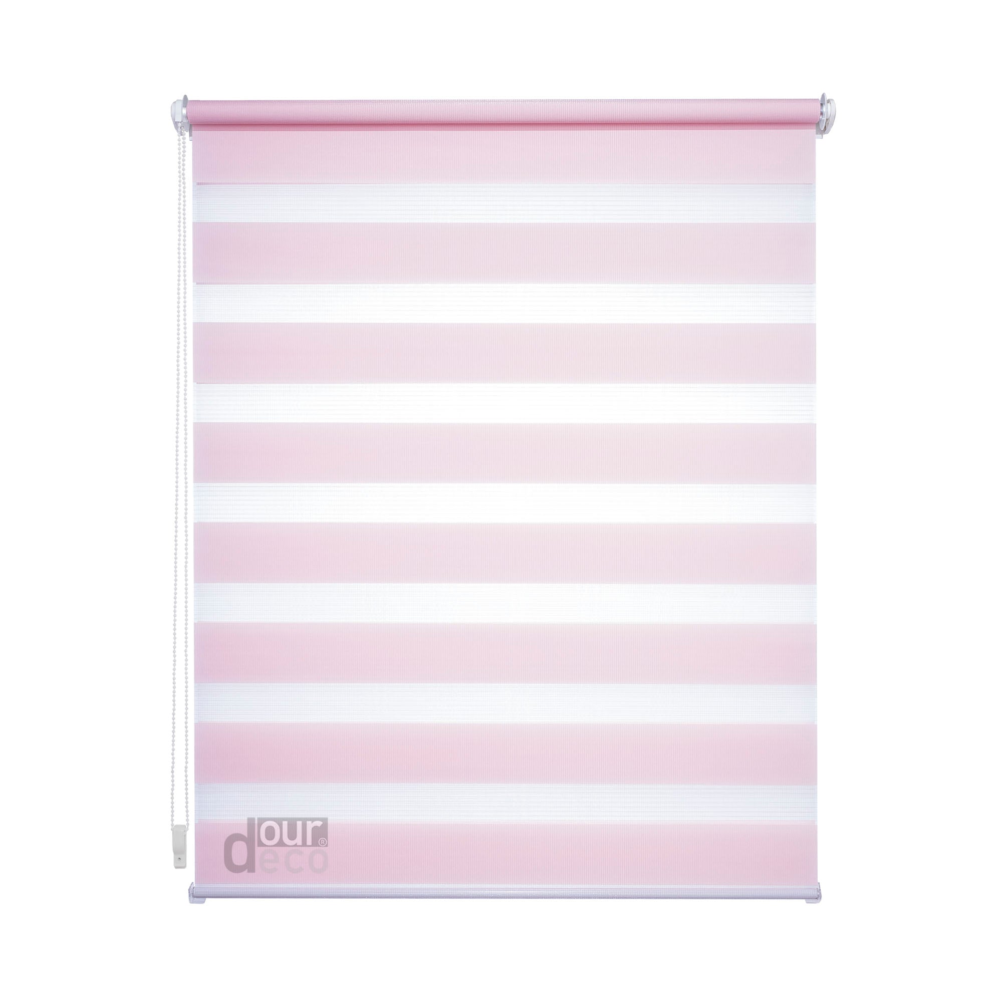 ourdeco® Doppel-Rollo Uni, Duo-Rollo, lichtdurchlässig, blickdicht, Montage ohne Bohren, viele Farben und Größen