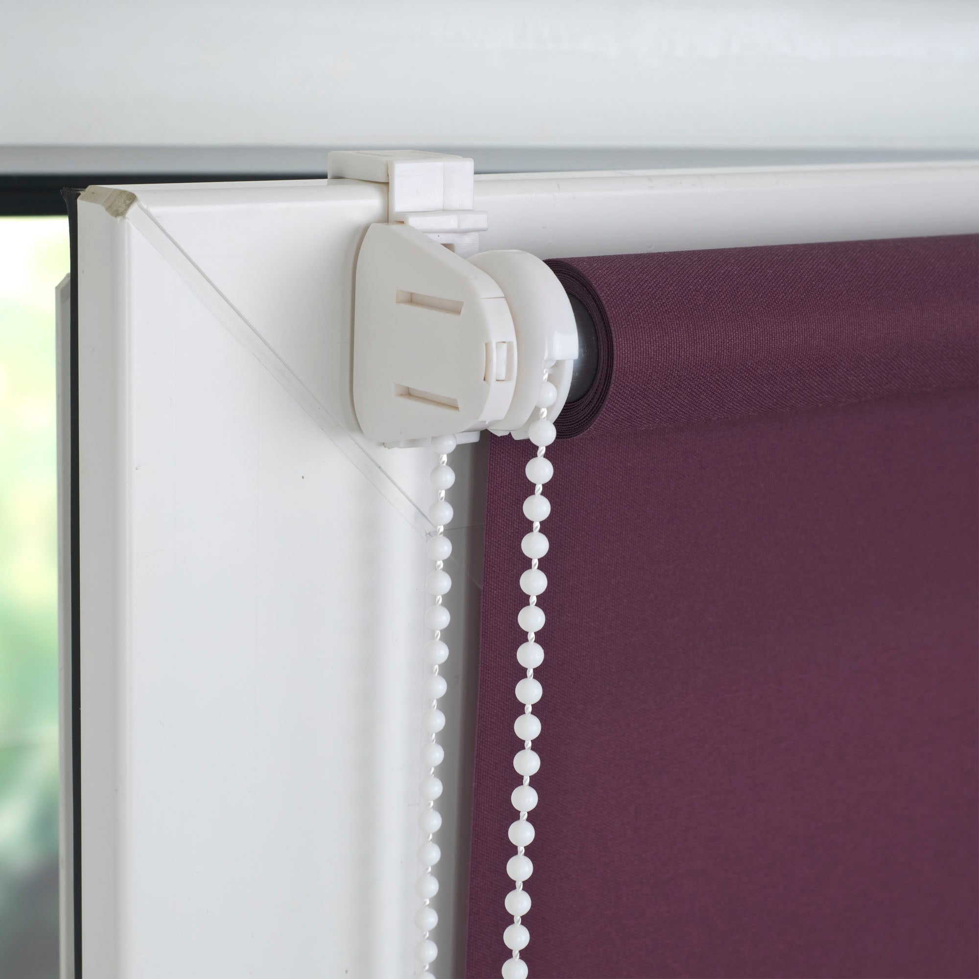 ourdeco® Klemmfix-Rollo | lichtdurchlässig | ohne Bohren | verschiedene Farben und Größen