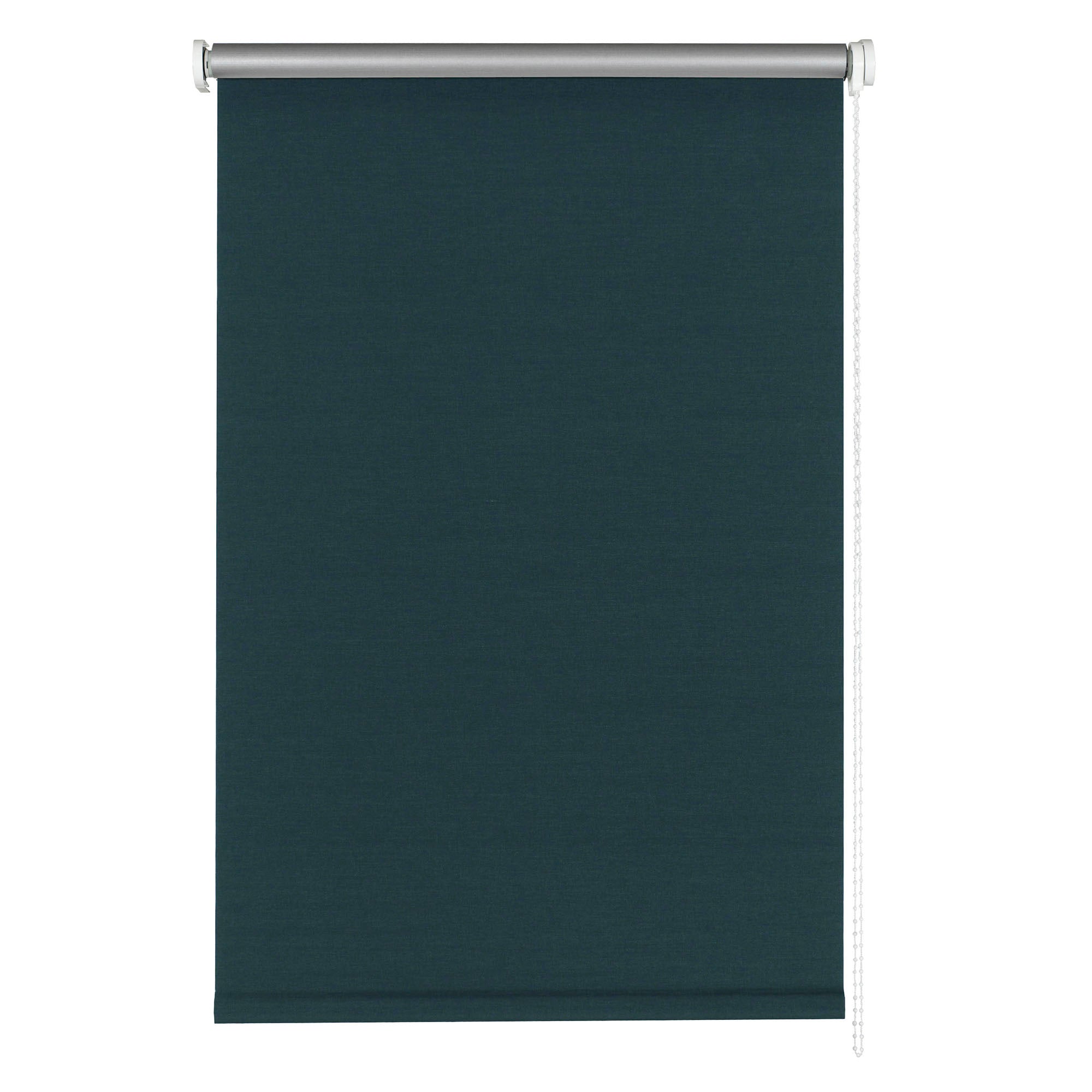 ourdeco® Seitenzugrollo | verdunkelnd | Thermo-Beschichtung | weiß, anthrazit, linen