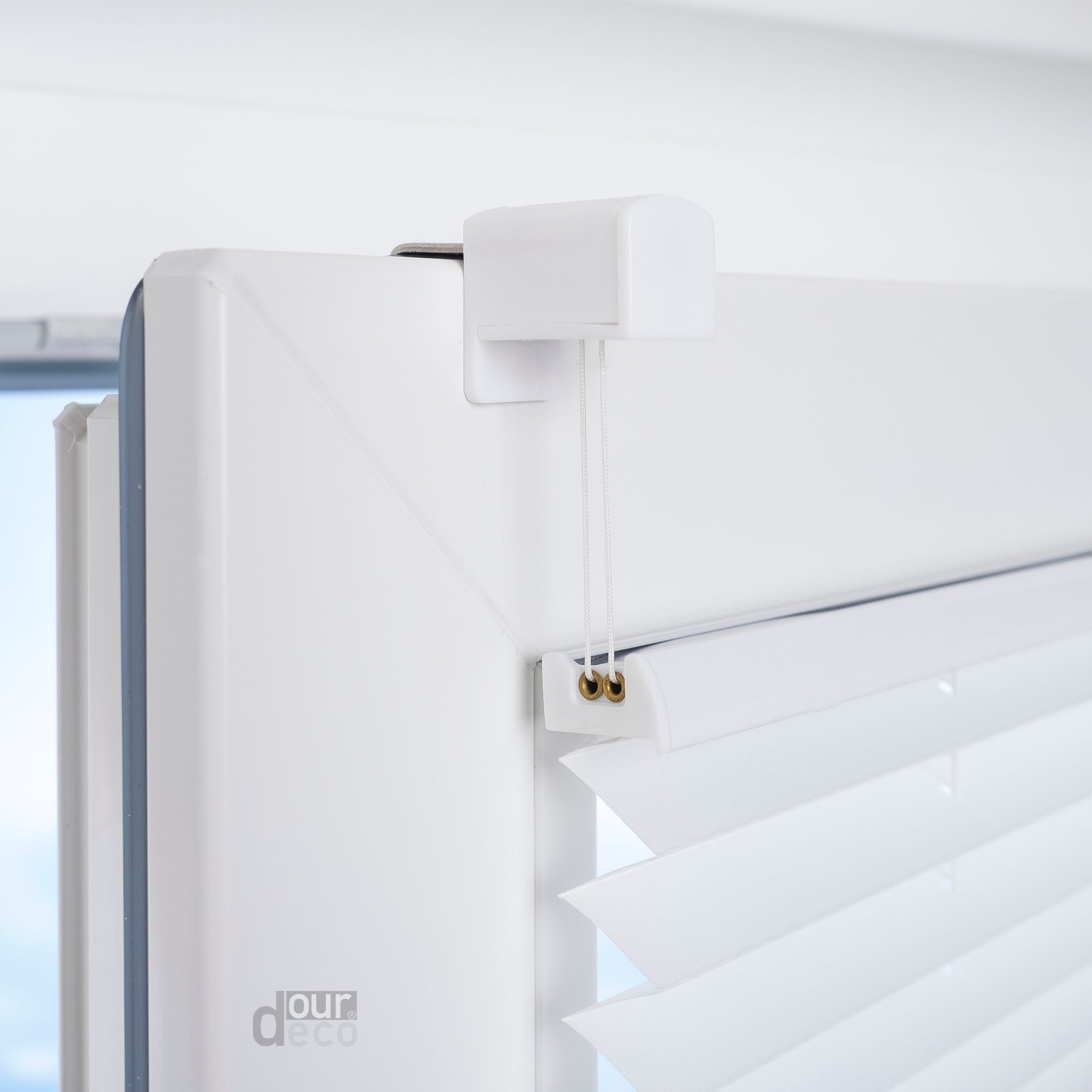 ourdeco® Klemmfix Plissee ohne Bohren Farbverlauf